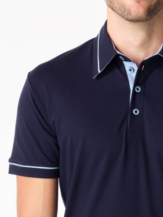 CityZen Massy pánská polokošile, Navy-sv. modrá
