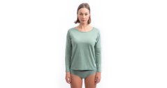 Sensor Merino Air Traveller dámské triko dl.rukáv basil green