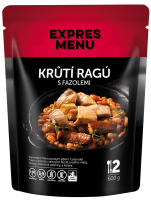 Expres menu Krůtí ragú s fazolemi - 2porce,  600g
