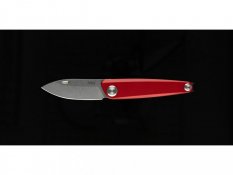 ANV Knives zavírací cestovatelský bezpojistkový nůž Z050 Stonewash červený dural