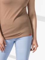 CityZen ALTA dámské bavlněné tričko s kimonovým rukávem, pralinkové