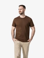 CityZen Agen pánské bavlněné triko, kávově hnědá