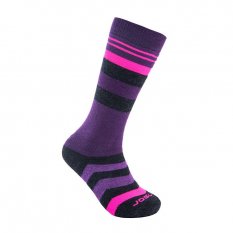 Sensor Slope merino ponožky černá/růžová/fialová
