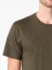 CityZen Agen pánské bavlněné triko krátký rukáv, kulatý výstřih, Dark khaki