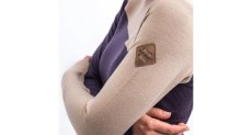 Sensor Merino Extreme Up dámská mikina dl. rukáv grape purple/beige