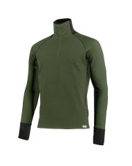 Lasting LEO pánska merino mikina, zelená