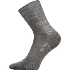 VoXX ponožky slabé z merino ORIONIS s ionty stříbra světle šedá