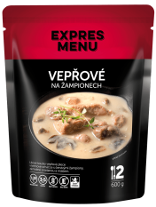Expres menu Vepřové na žampiónech - 2porce,  600g