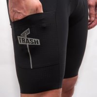 FRESH TRASH MEN´S, Signature bib shorts evo, true black