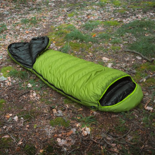 KWAK Spací pytel Fresh Kuňka FK170, khaki/černá, levý zip