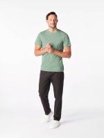 CityZen Agen, pánske tričko slim fit, pastelovo zelené