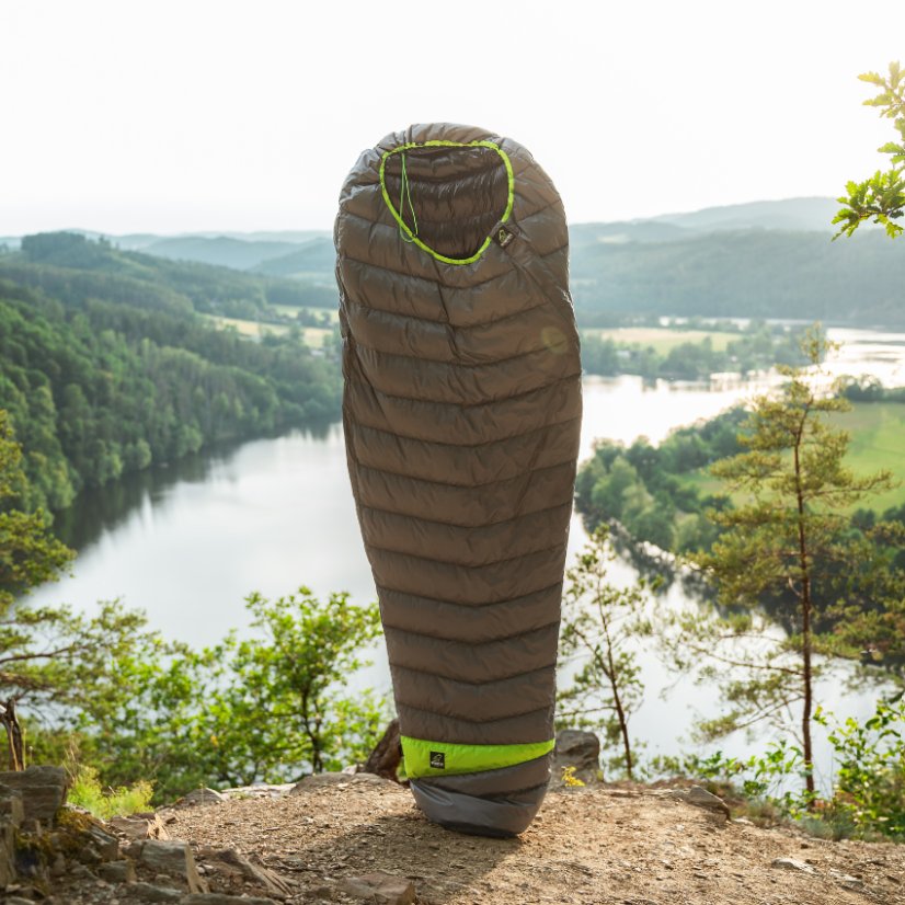 KWAK Spací pytel Ultralight Fresh Pipa FI185, černá, levý zip