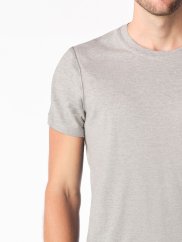 CityZen Davos pánské tričko slim fit šedá melanž