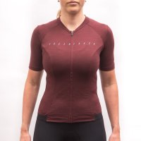FRESH TRASH WOMEN´S, Lite Merino  Jersey, merlot red