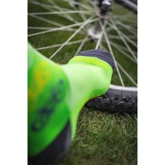 VoXX ponožky cyklistické RALF X obrázkové BIKE ZELENÉ