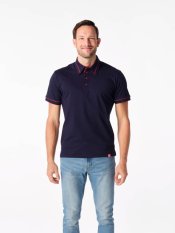 CityZen Massy pánská polokošile, navy-červená