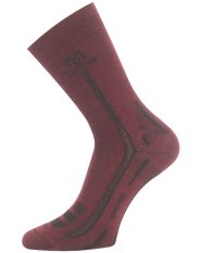 Lasting WLS merino ponožky – vínové
