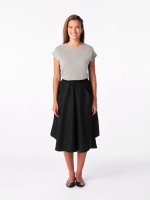 CityZen Alta dámske bavlnené tričko, sivá melírovaná