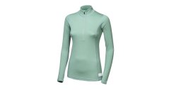 Sensor Merino DF dámské triko dl.rukáv zips basil green
