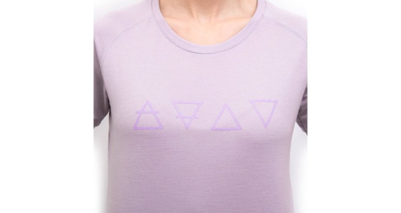 Sensor Merino Blend Elements dámské tričko s kratým rukávem, mystic violet