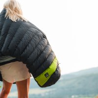 KWAK Spací pytel Fresh Pralesnička FL170, černá, levý zip