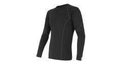 Sensor Merino Active pánske tričko s dlhým rukávom, Čierna