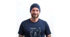 Sensor čepice Merino Active deep blue