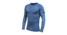 Sensor Merino Air pánské triko dl.rukáv riviera blue