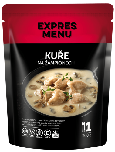 Expres menu Kuře na žampionech - 1 porce, 300g