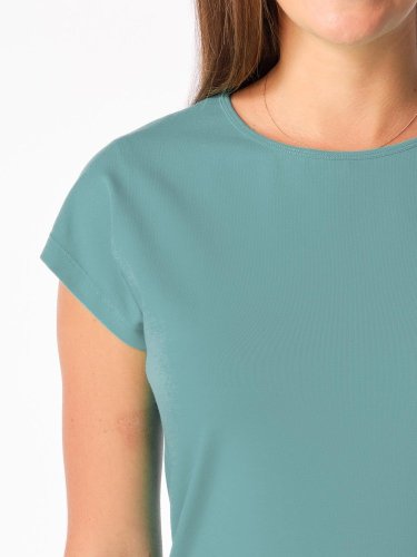 CityZen ALTA dámské bavlněné tričko s kimonovým rukávem, minerálně modré