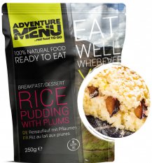 AdventureMenu Rýžový nákyp se švestkami 250 g