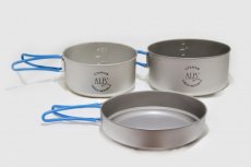 ALB forming Titan basic, cestovní titanové nádobí, trojdílné 1,5 l