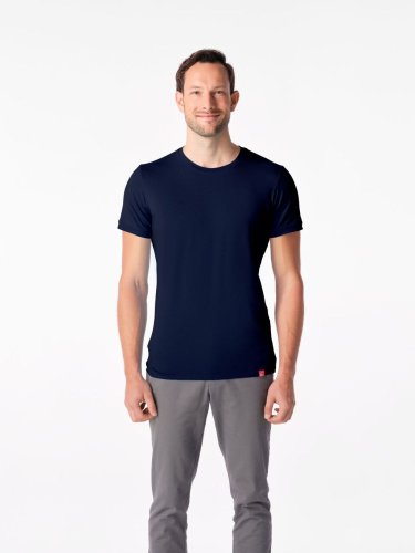 CityZen Davos pánské tričko slim fit navy
