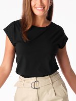 CityZen Alta dámské bavlněné triko kimonový rukáv, černé