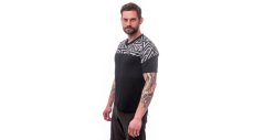 Sensor Cyklo Helium pánský dres krátký rukáv černá/stars