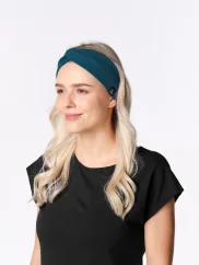 CityZen Čelenka turbanová modrozelená -