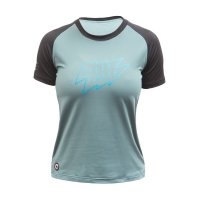 FRESH TRASH WOMEN´S, Horizon short sleeve tee mint/black