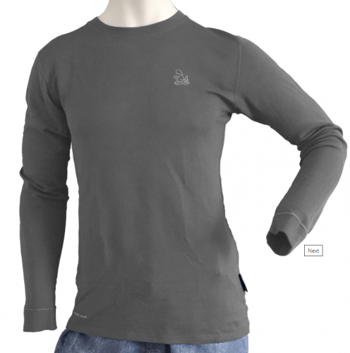 Faramugo Ross pánské triko s merino vlnou, dlouhý rukáv, antracit