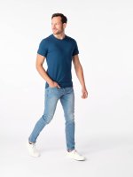 CityZen Davos pánske tričko slim fit modrozelené