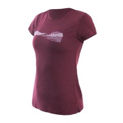 Sensor Merino Air PT Hills Dámské triko krátký rukáv port red