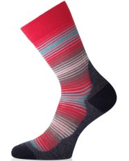 Lasting WLG merino ponožky červená