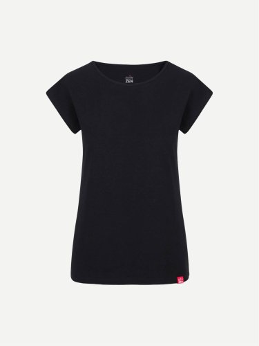 CityZen Alta dámské bavlněné triko kimonový rukáv, černé