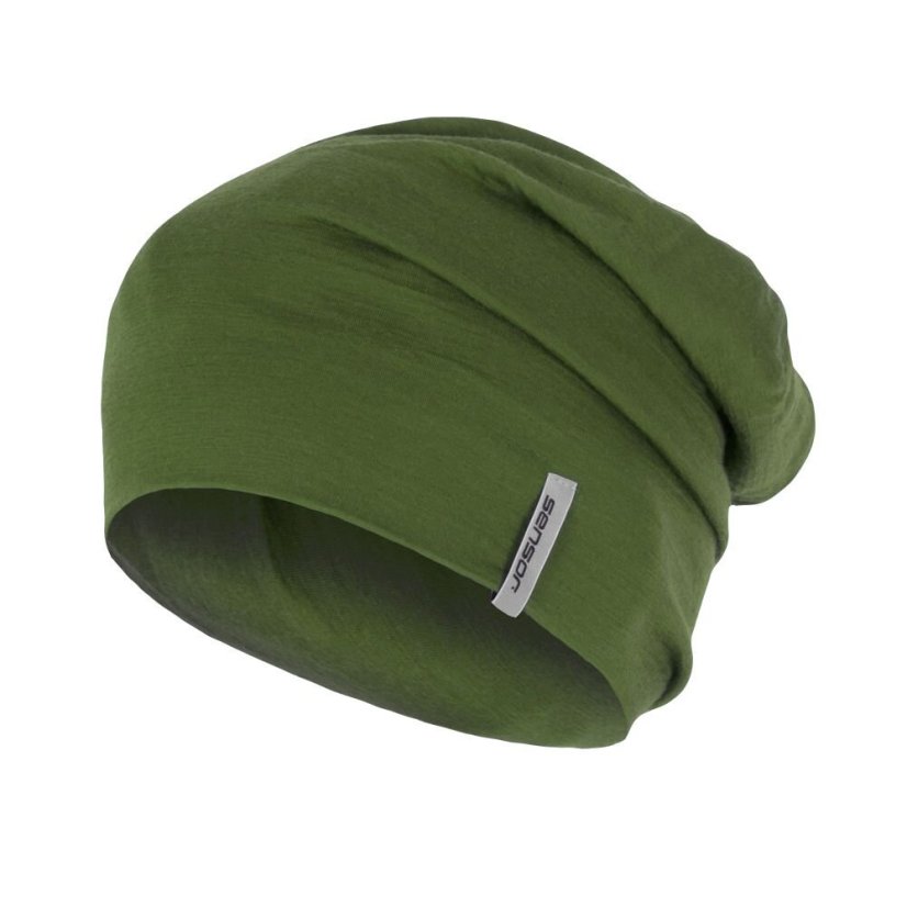Sensor čepice merino active, různé barvy