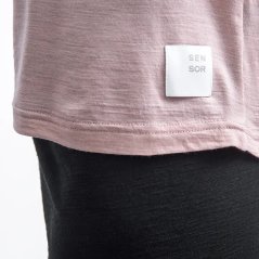 Sensor Merino Air Traveller – dámské triko kr. rukáv, dusty pink
