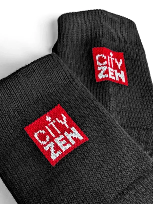 CityZen BRIXEN ponožky černé/červené