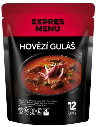 Expres menu Hovězí guláš - 2porce,  600g