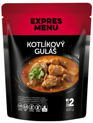 Expres menu Kotlíkový guláš - 2porce,  600g