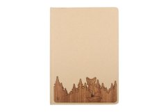 BeWooden Zápisník s liškou Foxwood A5 linkovaný