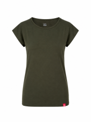 CityZen Alta dámské balvněné triko kimonový rukáv s Elastanem dark khaki