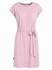 Sensor Merino Air dámske šaty s krátkym rukávom dusty pink